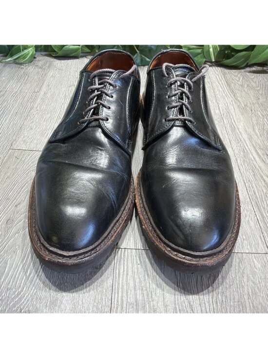 ALLEN EDMONDS BLACK HILLS BLACK GENUINE LEATHER LACE UP SHOES SIZE 9.5 D main image 7